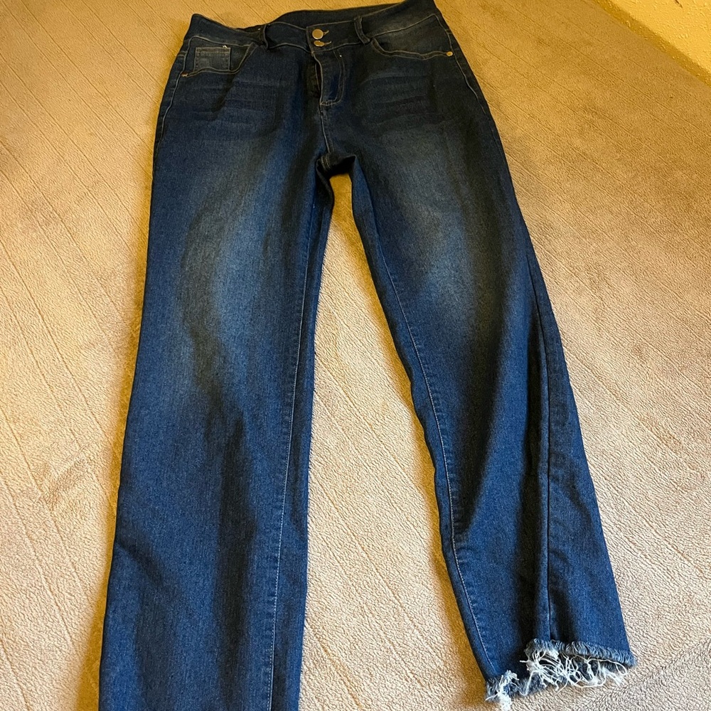 Women's Dark Blue Jeans